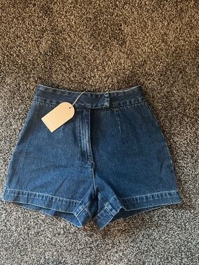 Meshki abel denim shorts